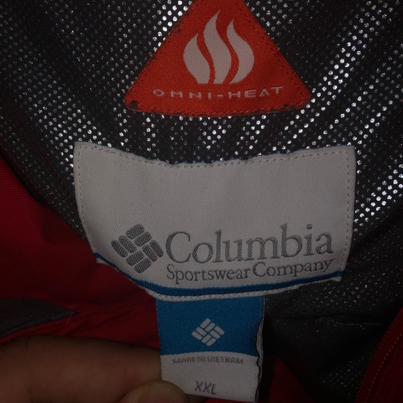 Columbia Red Winter Jacket - Picture 4 of 4